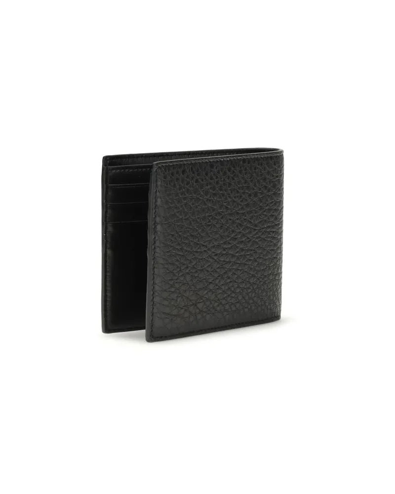 Givenchy Men's Black Calf Leather Bos Taurus Wallet Black
