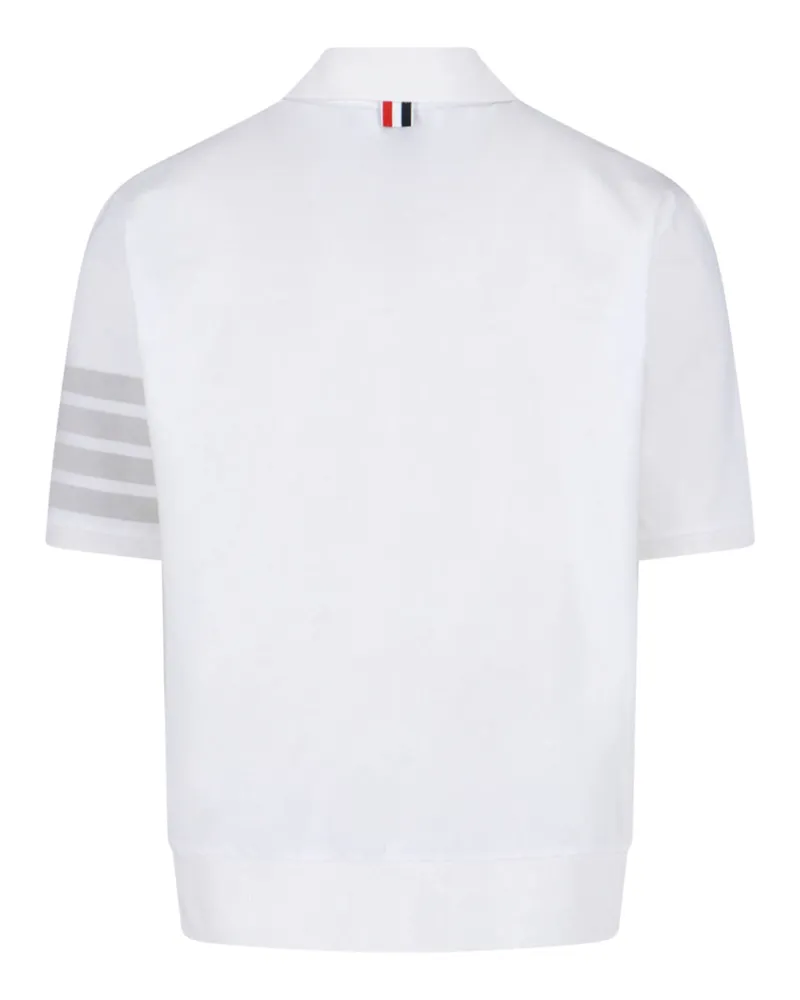 Thom Browne Men's T-Shirts And Polos White Cotton White