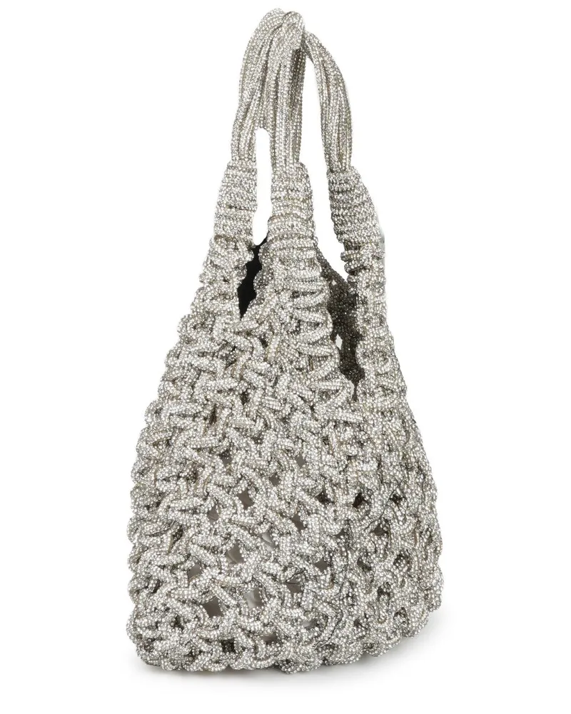 HIBOURAMA Vannifique Top Handle Bag — Silver Silver
