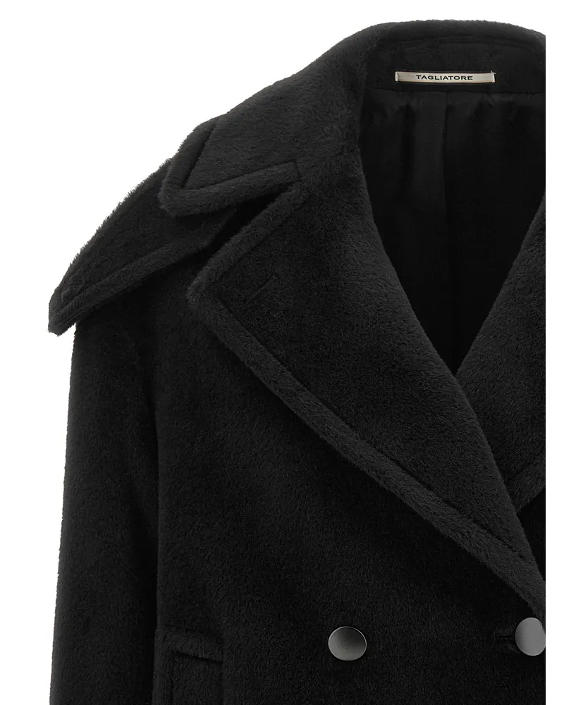 Tagliatore Sheila Coat — Black Black