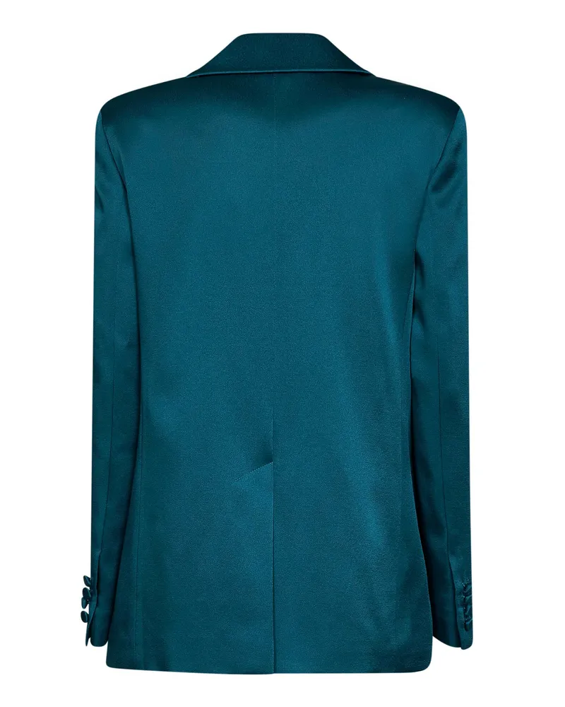 Max Mara Women's Blazer Msearca Oil Green Virgin Wool Jacket Green