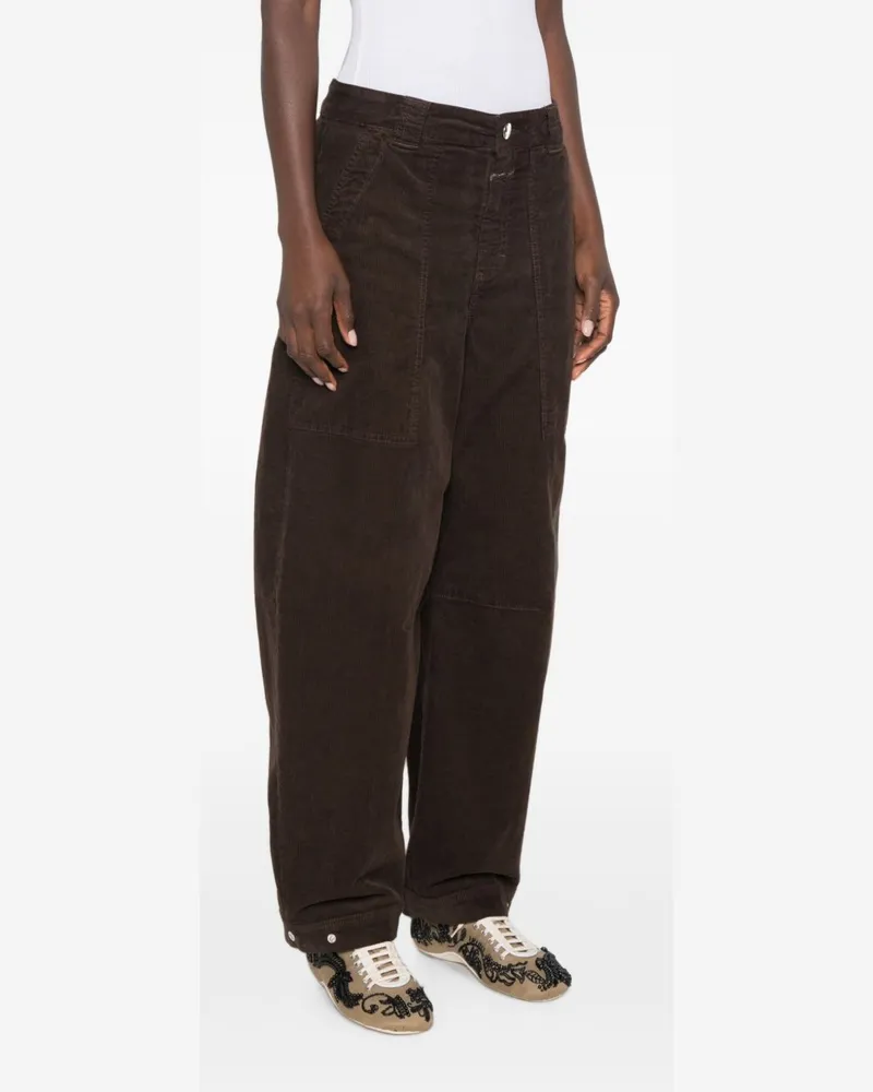 Closed Rhannon Trousers — Brown Brown