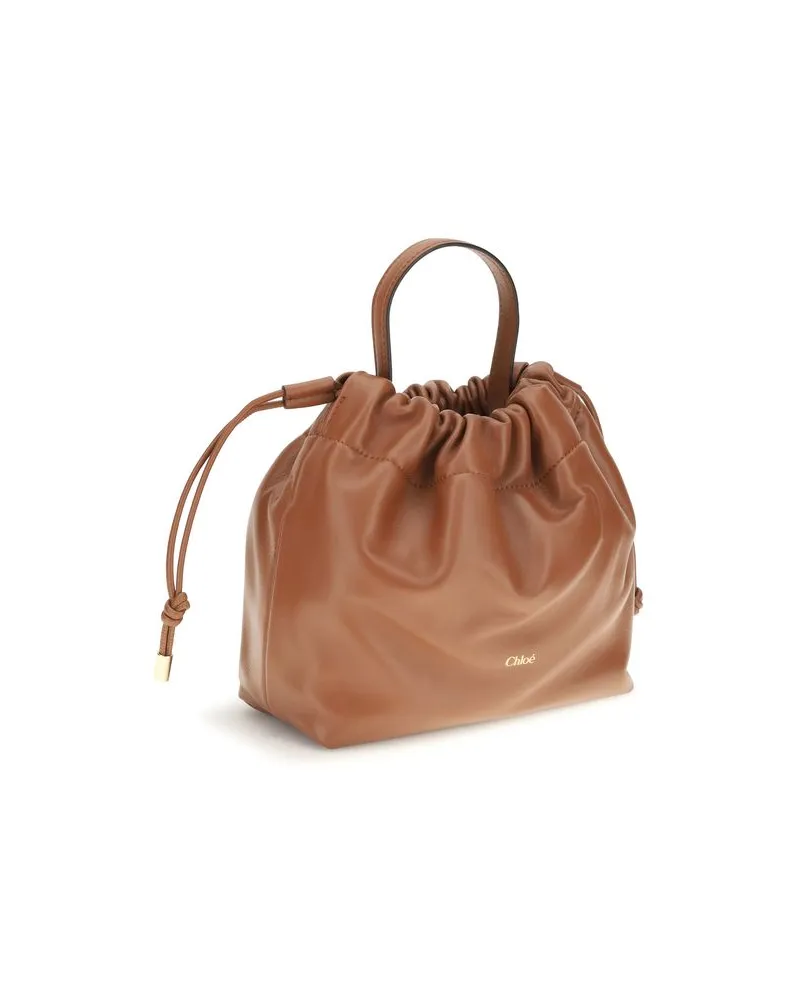 Chloé Women's Brown Lamb Ovis Aries Shoulder Bag Brown