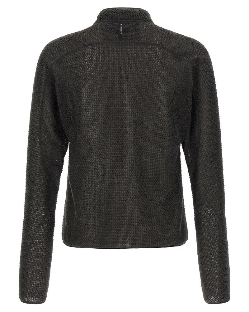 Satisfy Fuzzfleece Sweatshirt — Charcoal Charcoal