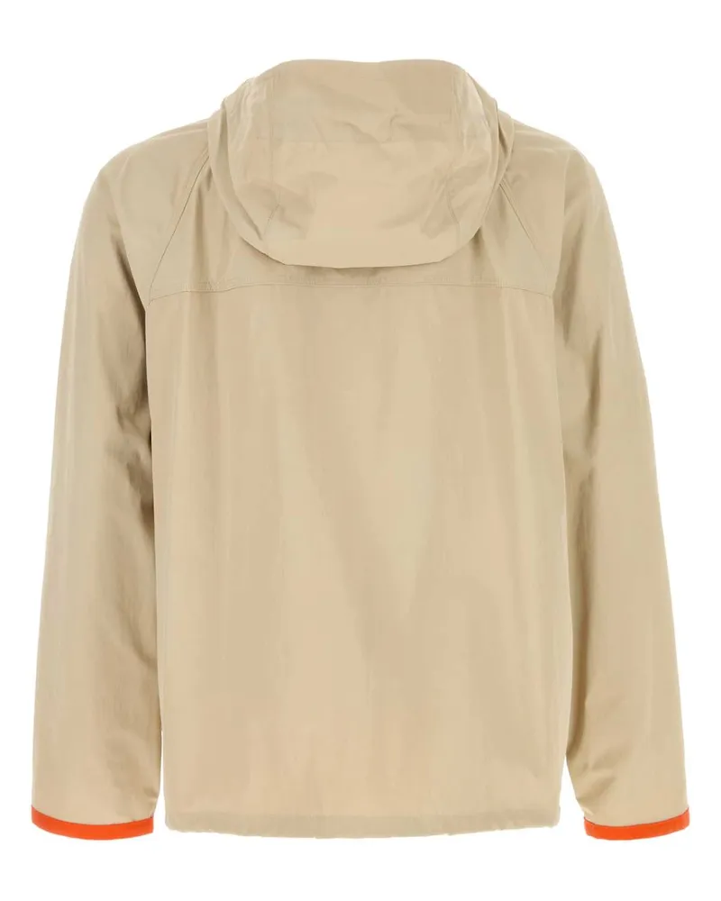 Fay Men's Beige Nylon Windbreaker Gesso Exterior: Giubbini Beige