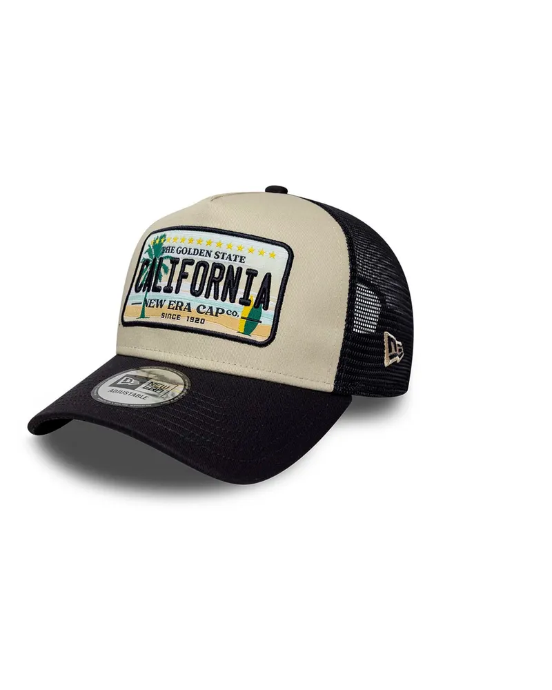 New Era Men's Cap 9forty Licence Plate A-Frame Trucker Navy Hat Navy
