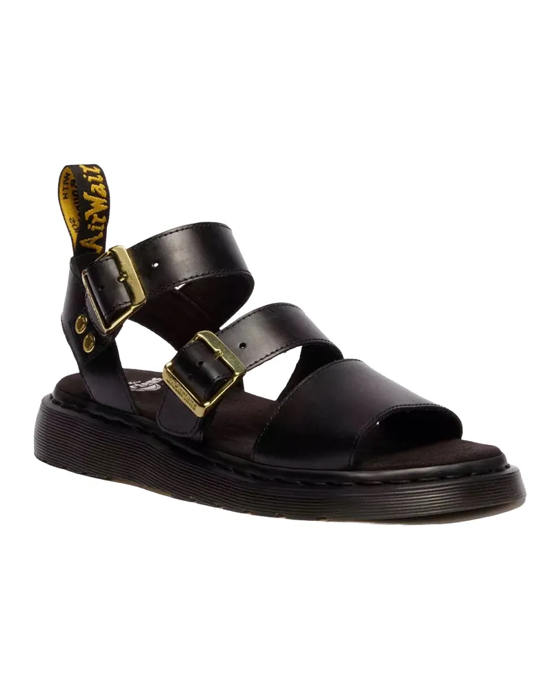 Dr.Martens Women's Sandals Gryphon Strap Black Atlas Leather Black
