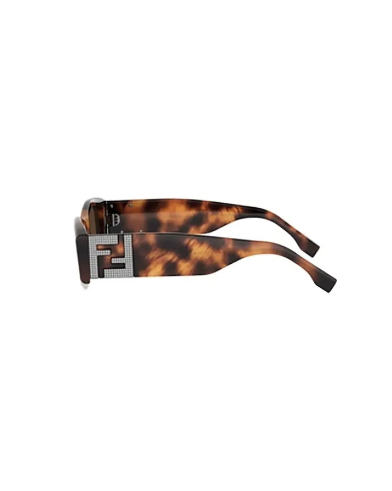 Fendi Unisex Sunglasses Brown Brown