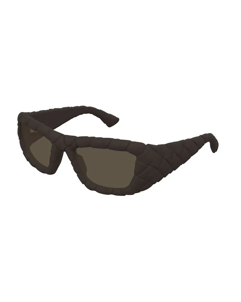 Bottega Veneta Unisex Sunglasses Brown Injection Brown