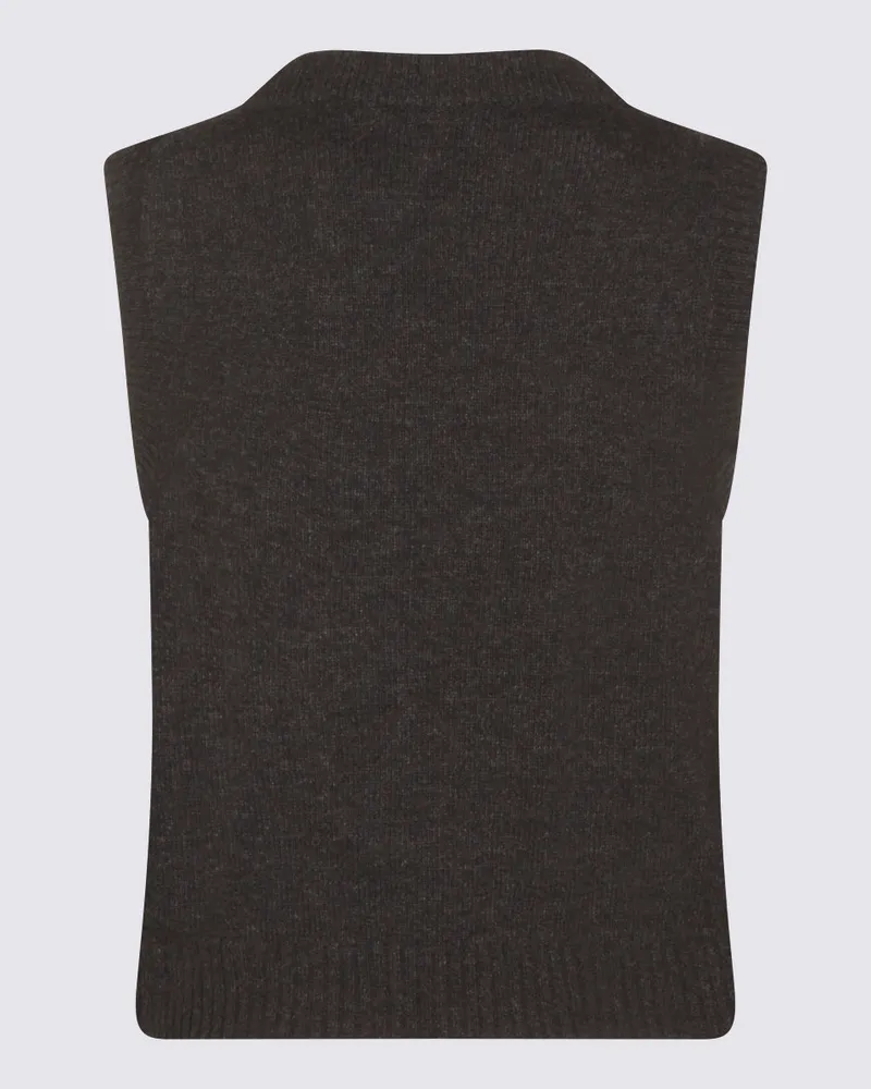 Ganni Women's Sweaters Black Sand _wo Recyled Wo Recycled Pa Black