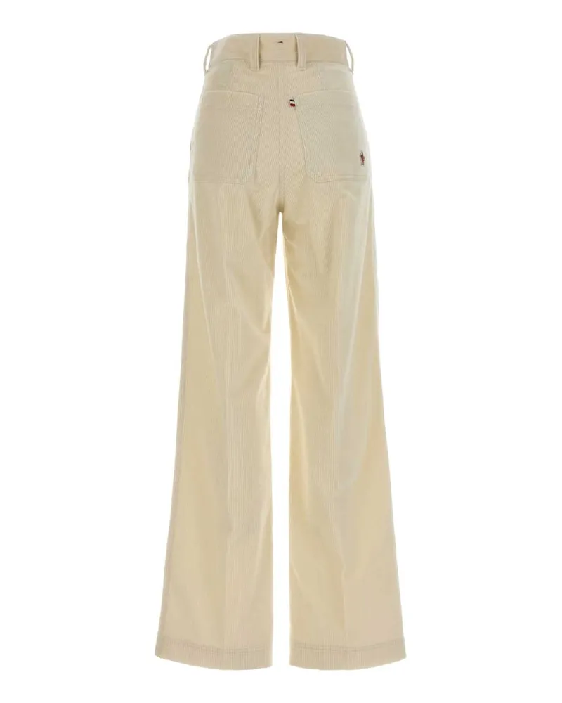 Moncler Stretch Corduroy Trousers — Beige Beige