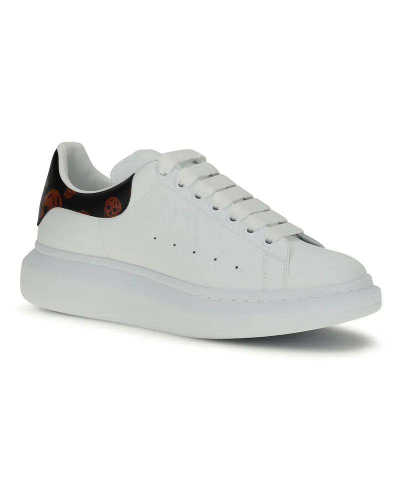 Alexander McQueen Men's Oversize Sneakers White-Black-Red White/black/red White