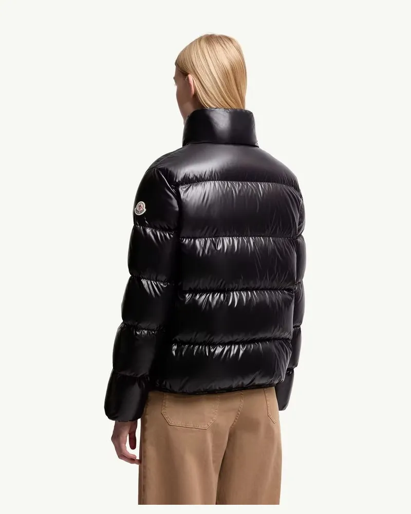 Moncler Quilted Nylon Down Jacket — Black Black