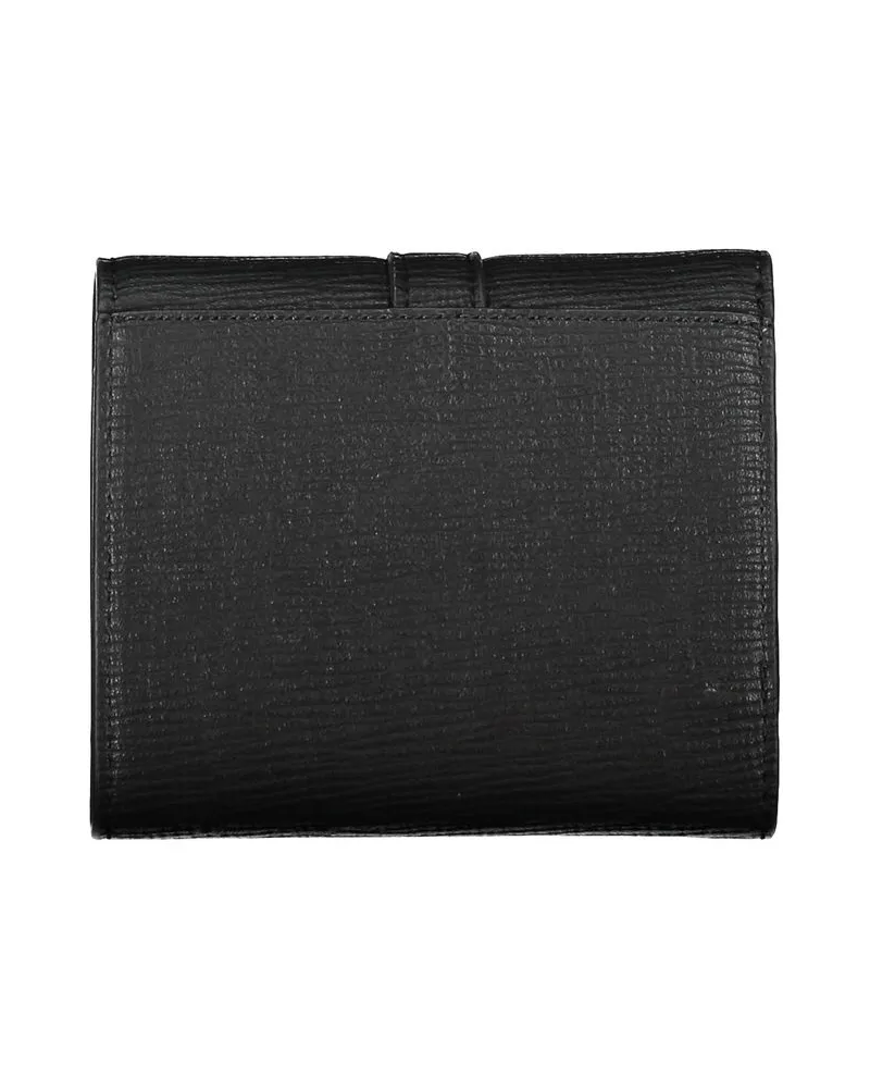 Tommy Hilfiger Polyurethane Wallet — Black Black