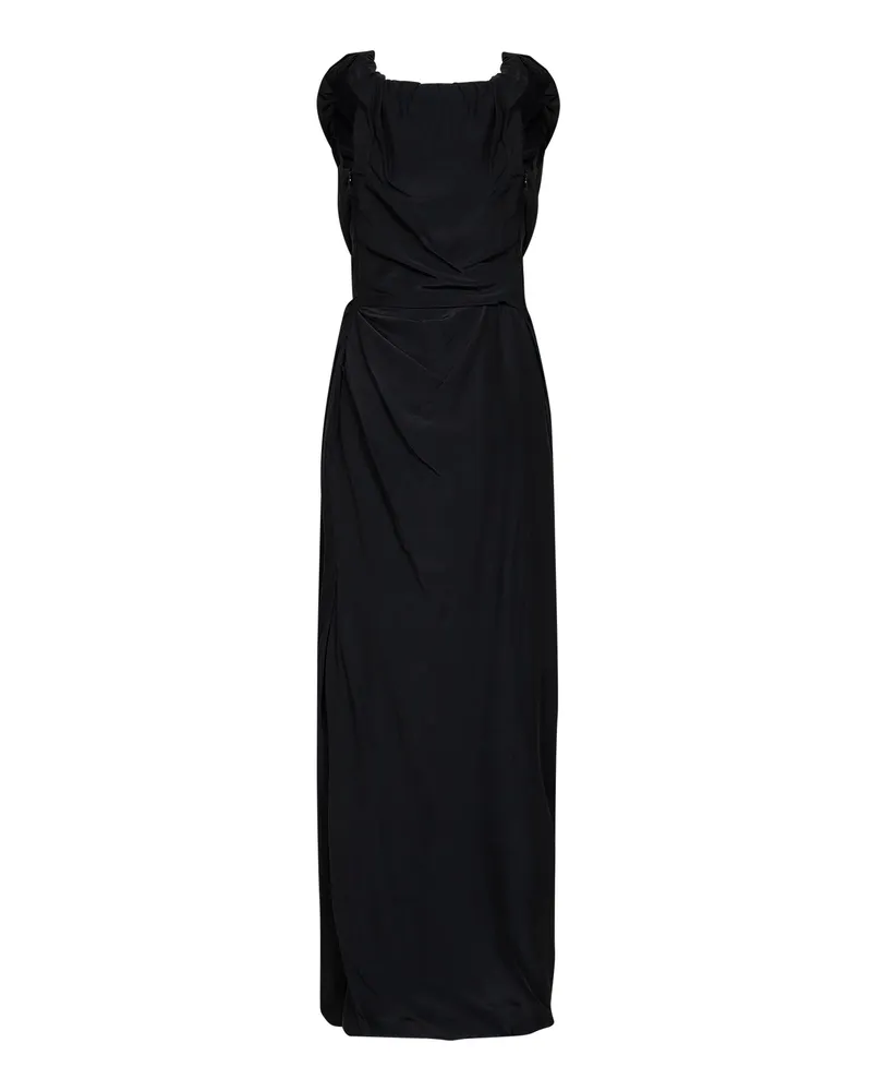 Vivienne Westwood Women's Dress Ginnie Amber Black Viscose-Silk Black