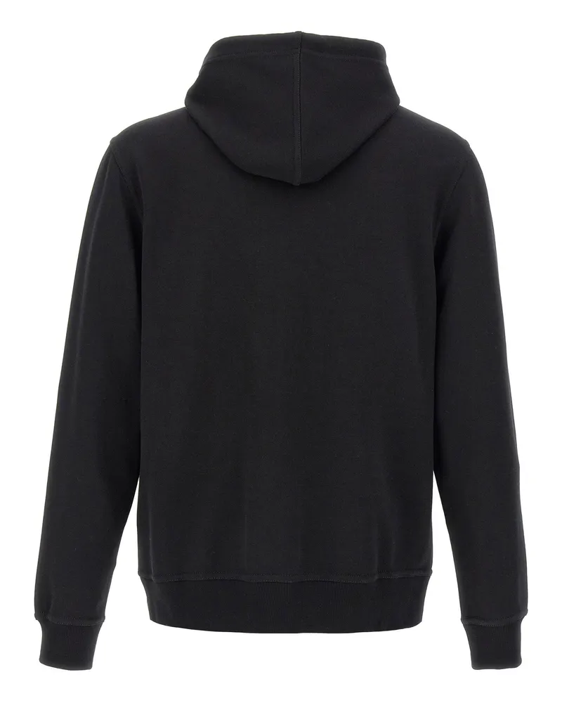 Brunello Cucinelli Cashmere Silk Blend Hoodie — Black Black