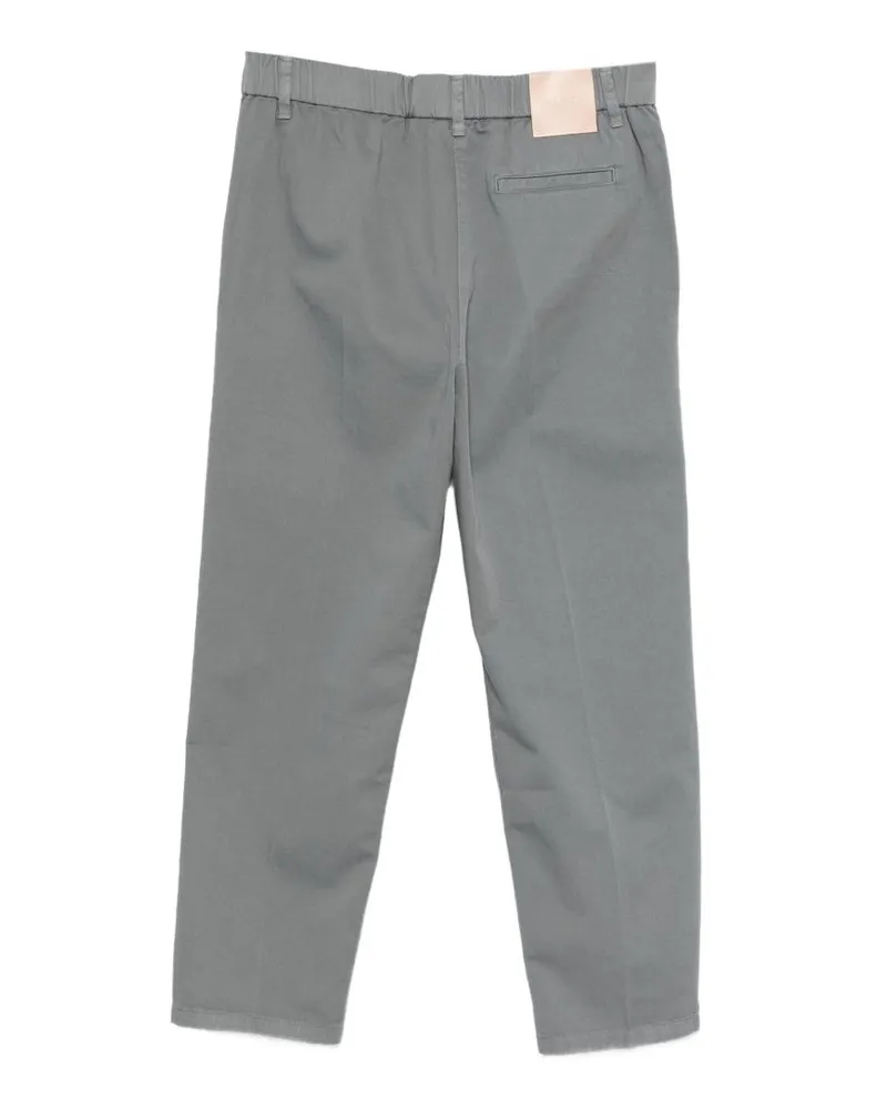 ALYSI Cotton Trousers — grey Grey