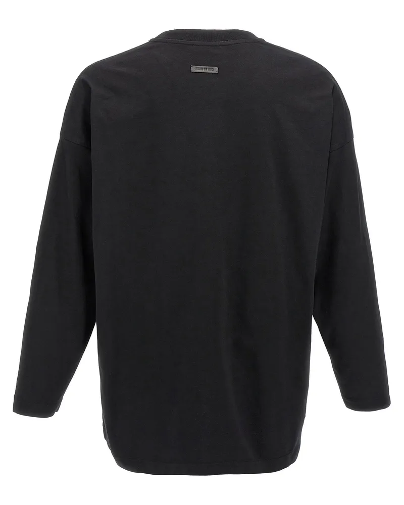Fear of God Embroidered Logo Sweatshirt — Black Black