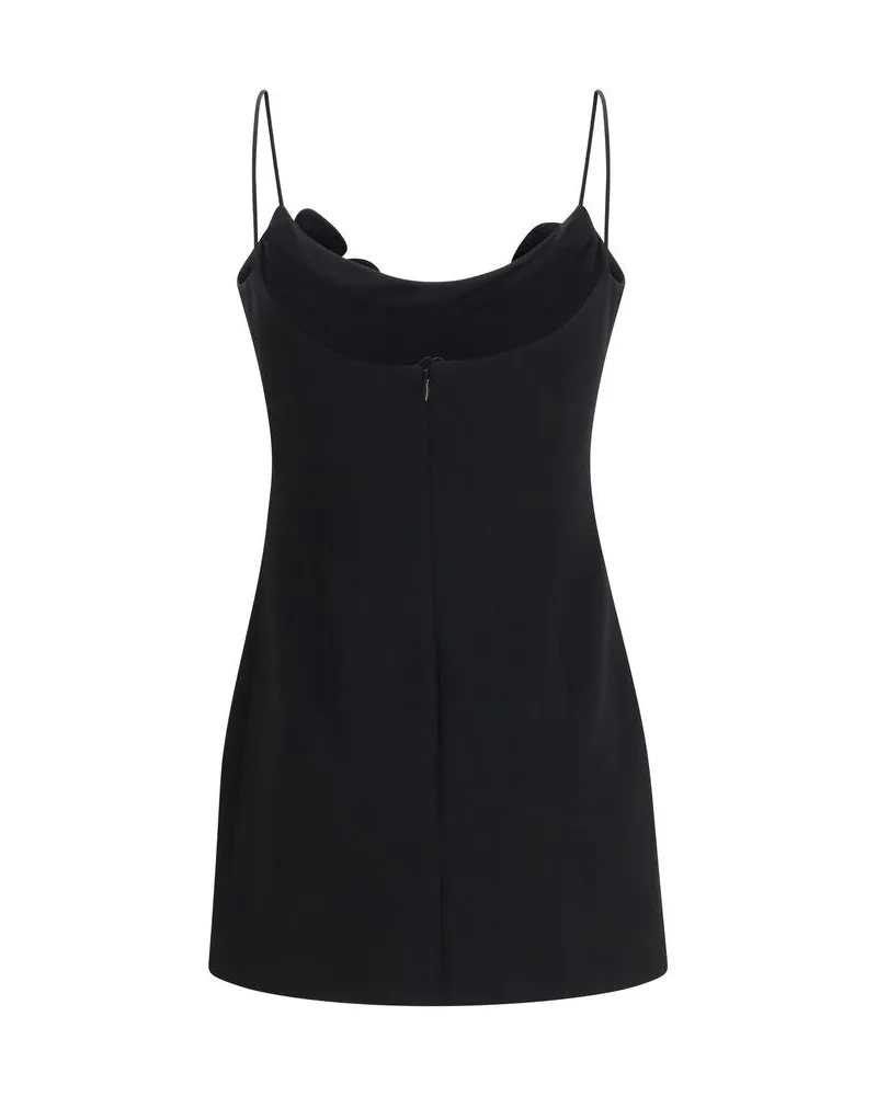 Magda Butrym Women Black Wool Oves Aries Casual Dress Black