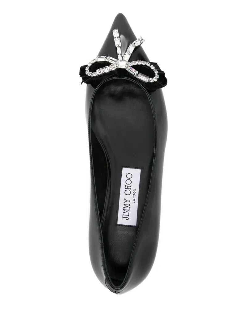 Jimmy Choo Auria Ballet Flat — Black Black