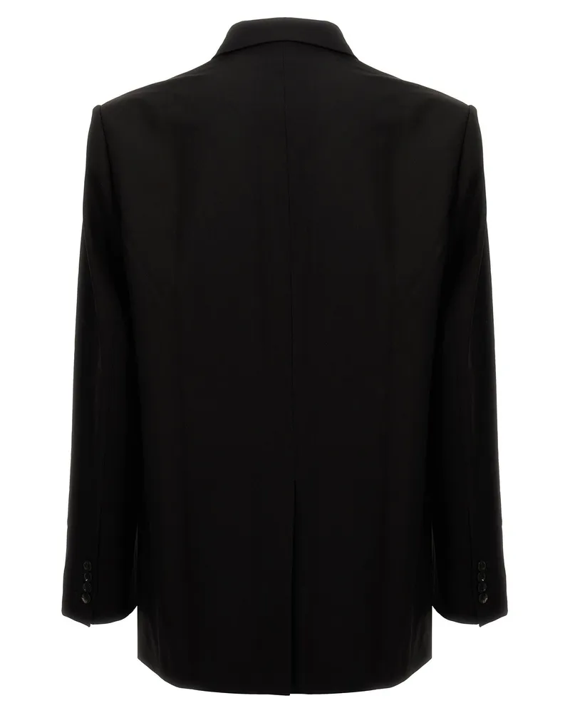 Y/PROJECT Pinched Logo Blazer Black