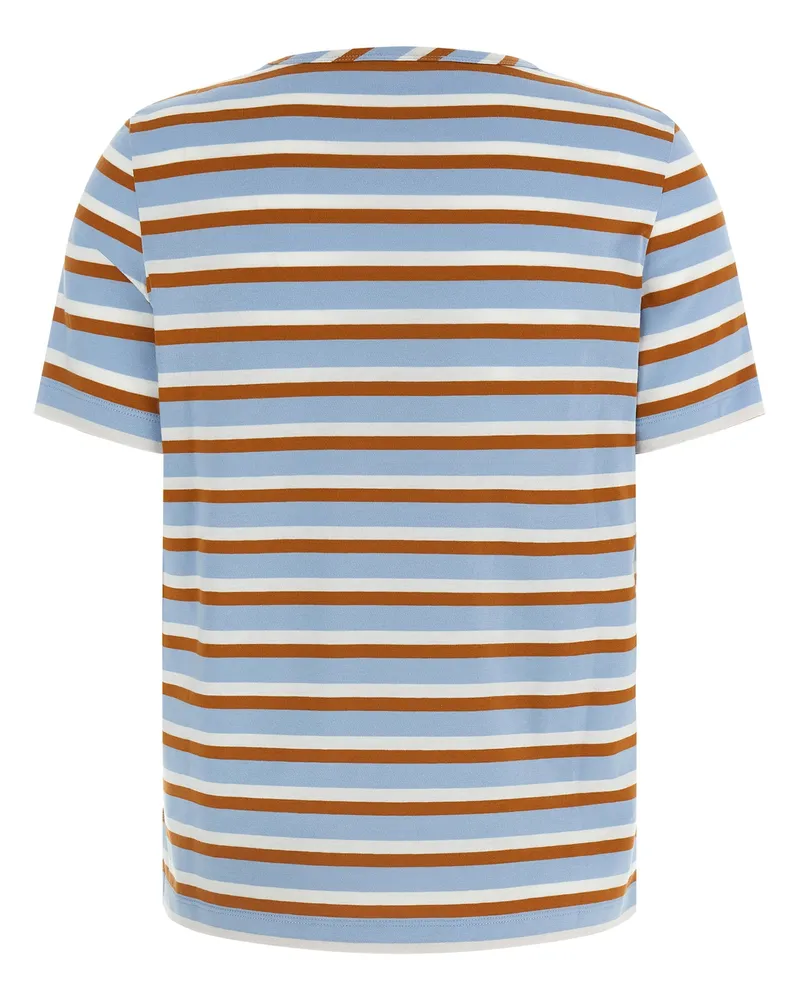 Marni Women's Multicolor Cotton T-Shirt Blue