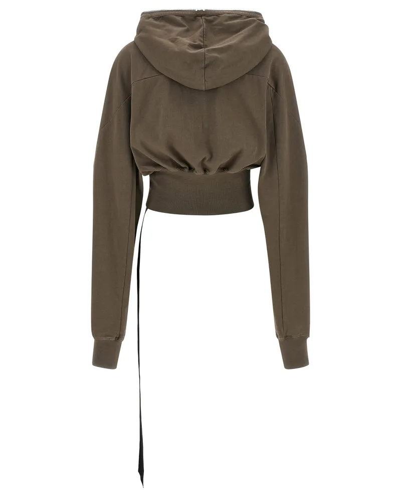 DRKSHDW by Rick Owens Collage Gimp Hoodie — Khaki Khaki