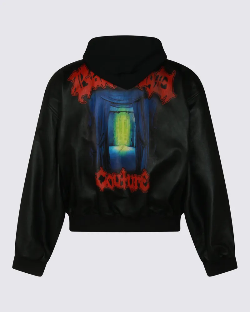 Balenciaga Men's Jackets Black _le Black