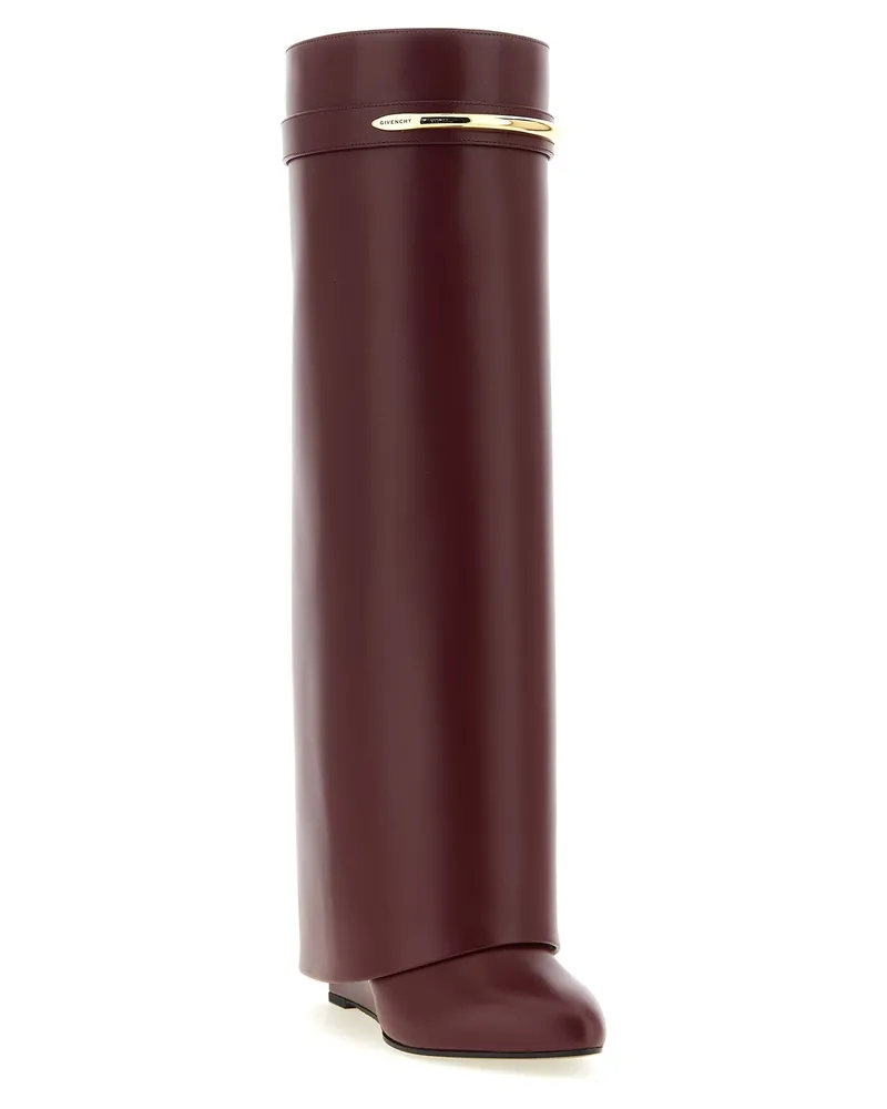 Givenchy Women's Bordeaux Calfskin Over The Knee Shoe Bordeaux