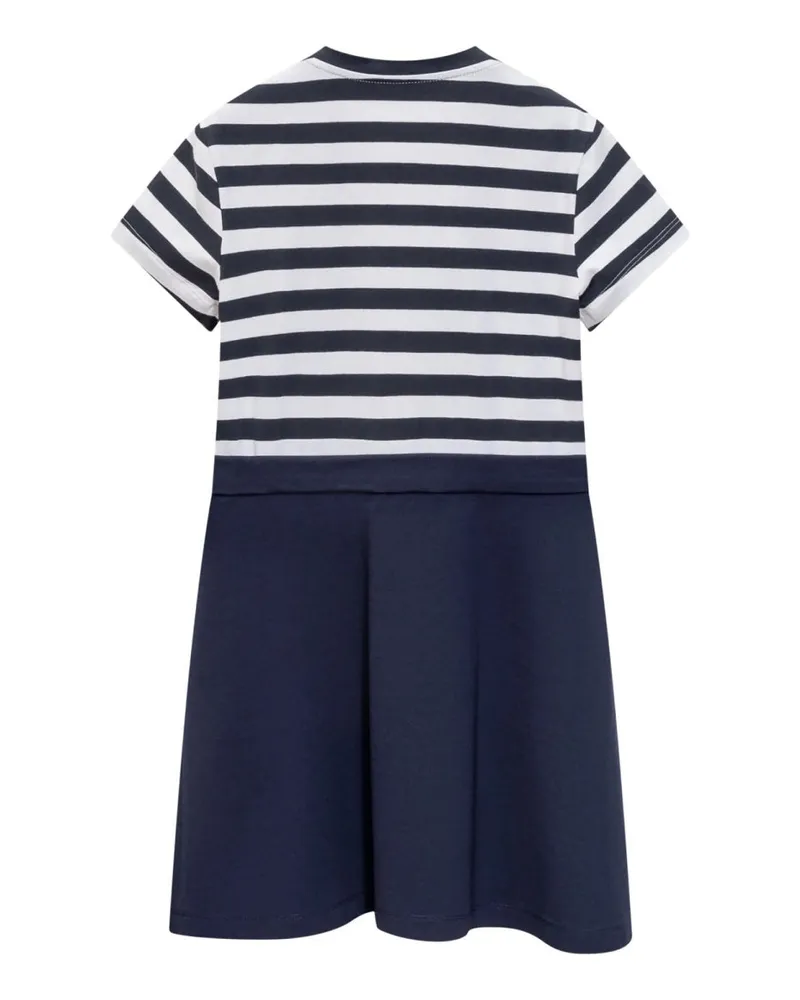 Versace Stretch Cotton Dress — Blue Blue