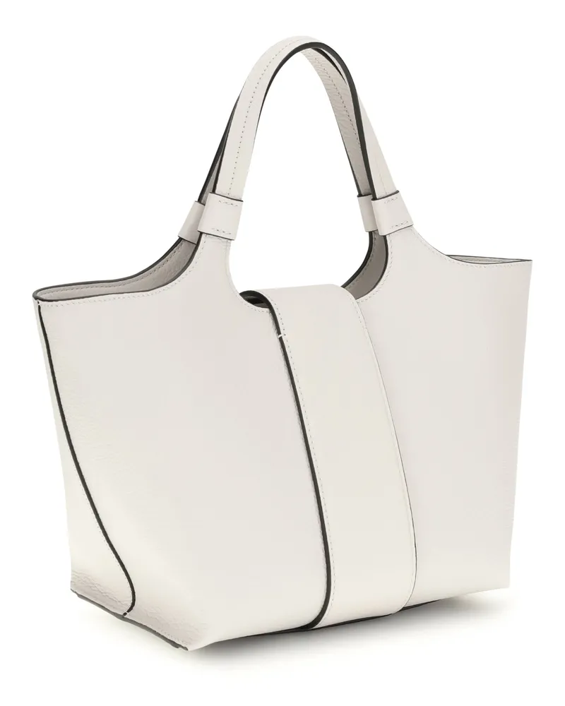 Roger Vivier Women's Handbag Belle Vivier Medium Ice Calf Leather Handbags Hand Bags Beige