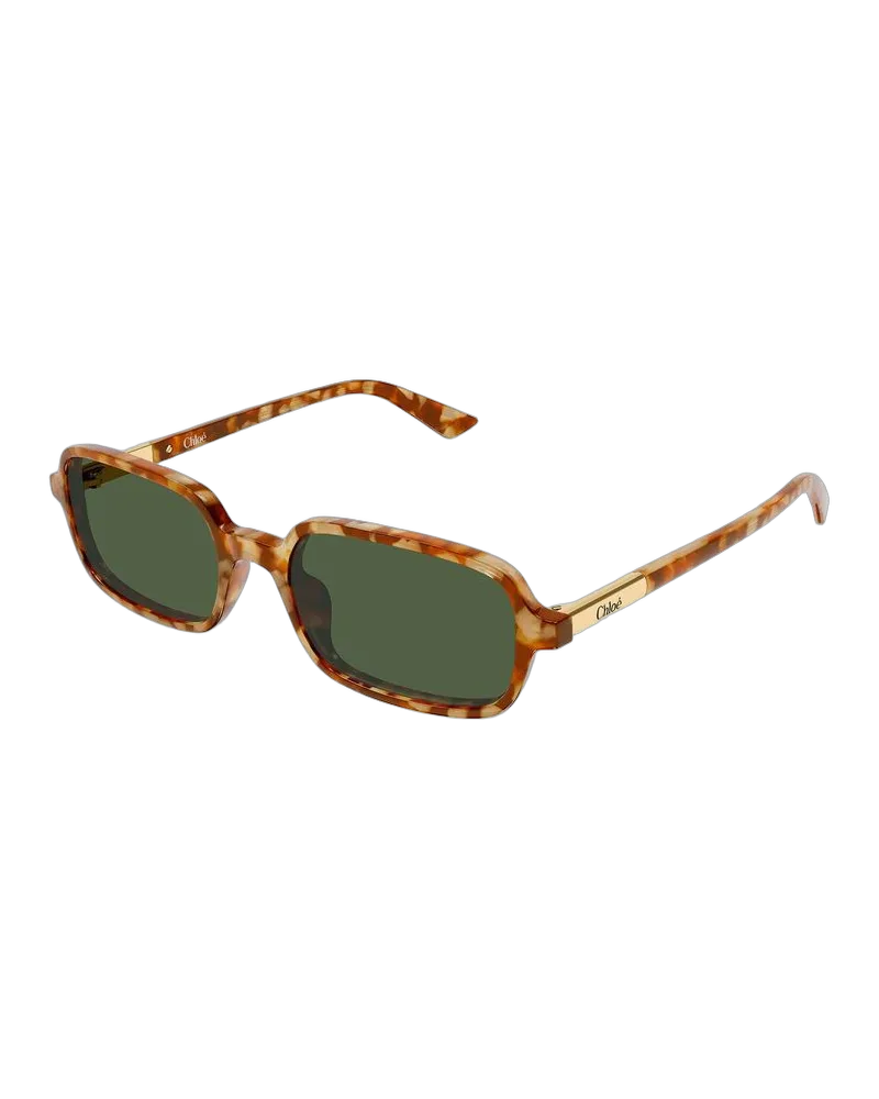 Chloé Unisex Sunglasses Brown Recycled Acetate Brown