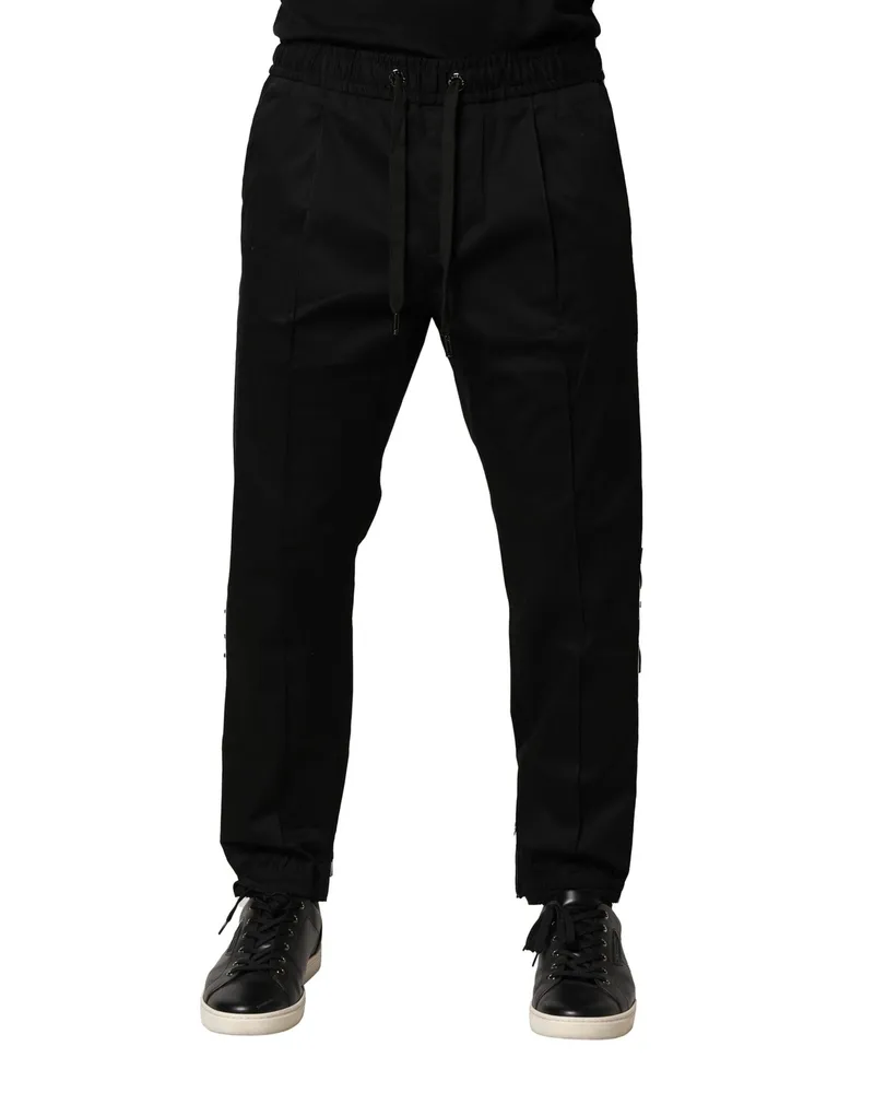 Dolce & Gabbana Cotton-Elastane Joggers — Black Black