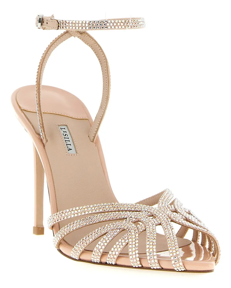 Le Silla Embrace Divina Sandal — Nude Nude