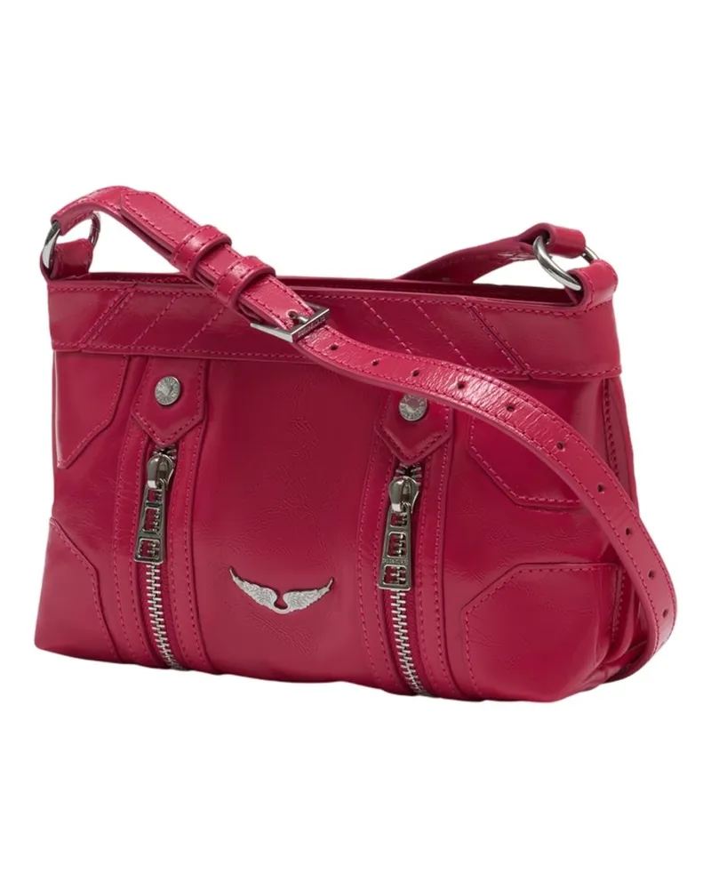 Zadig & Voltaire Women's Sunny Mood Vintage Crossbody -  Leather Pink Calfskin Bags Crossbodies Pink