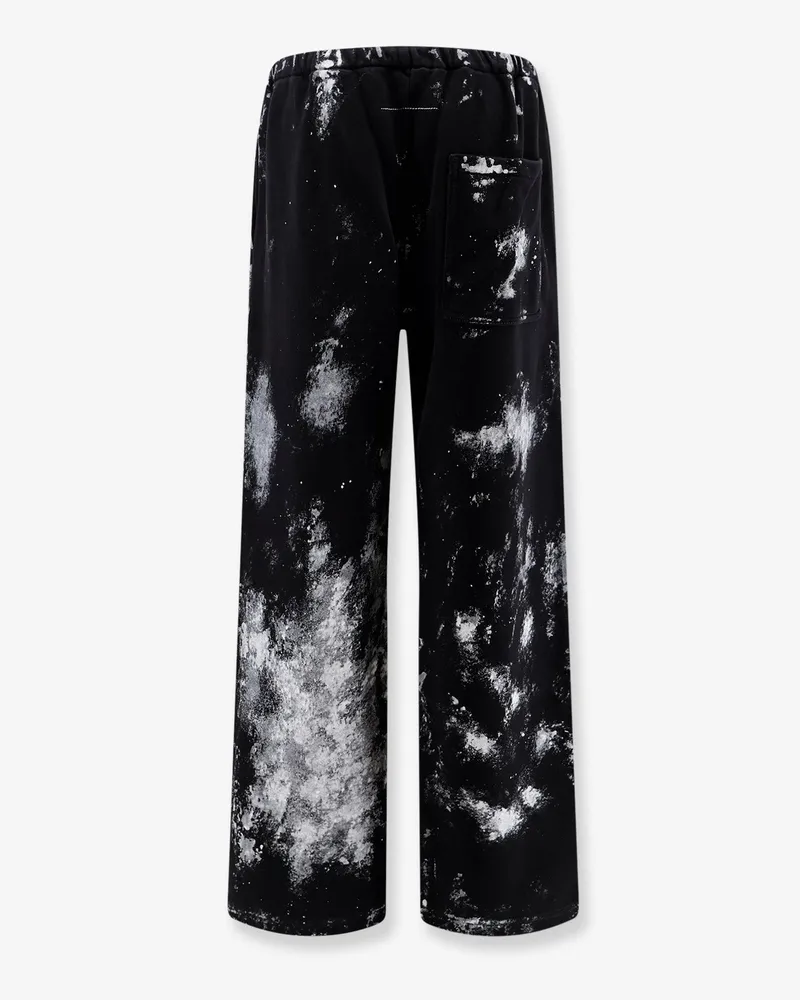 Maison Margiela Women's Jogging Trousers Numeric Signature Black Cotton Black