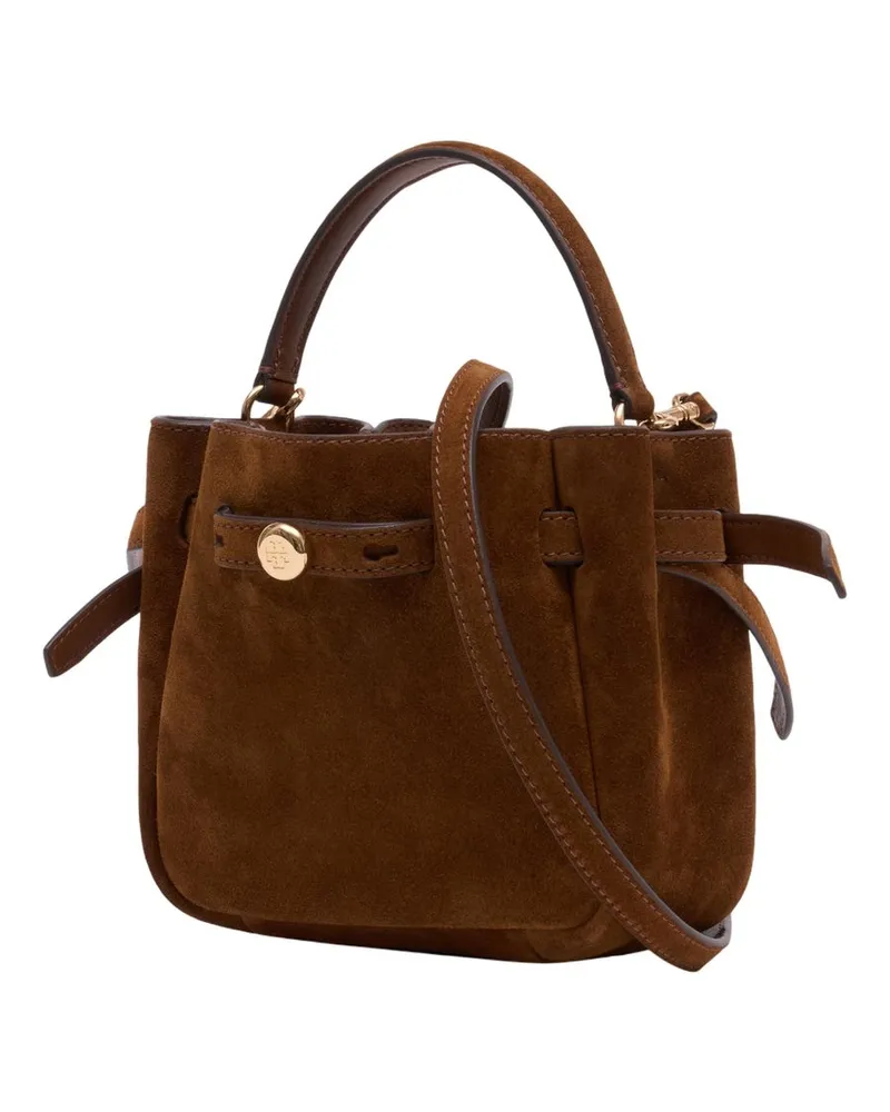 Tory Burch Romy Suede Crossbody Bag — Brown Brown