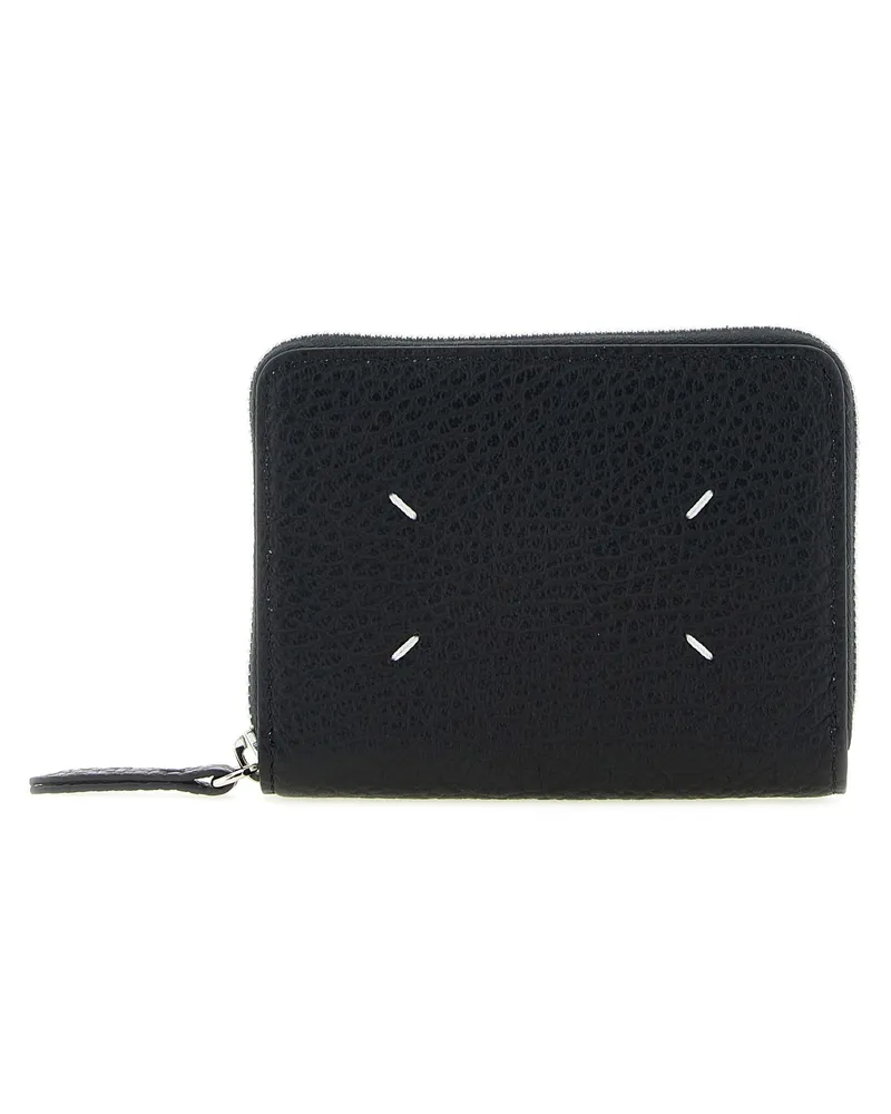 Maison Margiela Four Stitches Wallet — Black Black