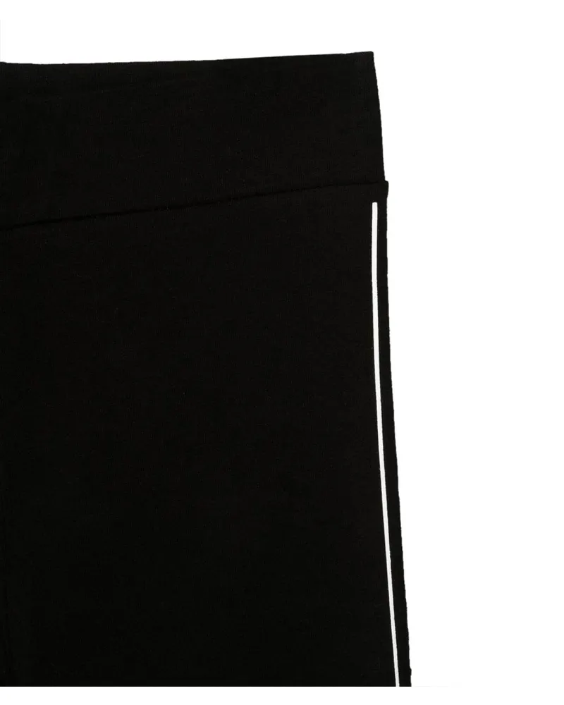 Michael Kors Cotton-Elastane Leggings — Black Black