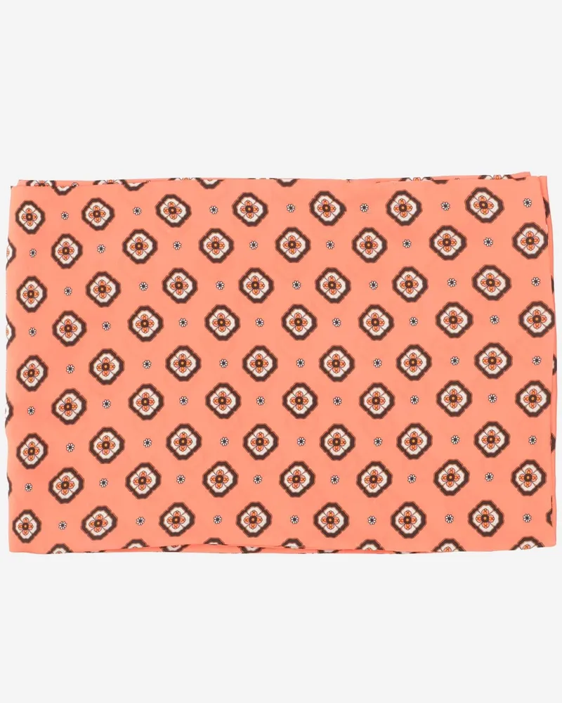 Alberto Biani Women's Floral Pattern Silk Foulard Pink Scarf Scarfs Pink