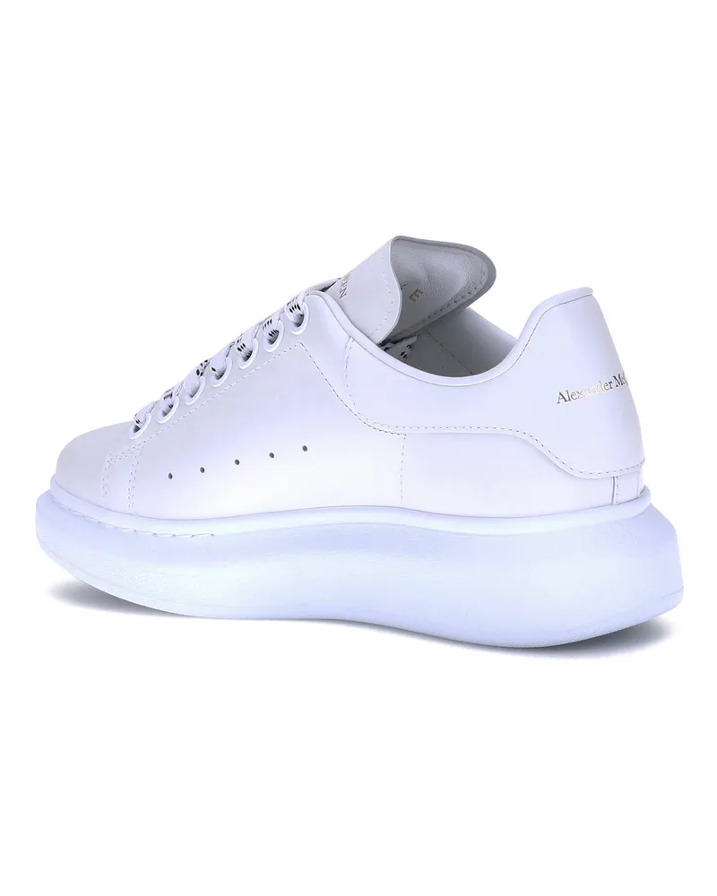 Alexander McQueen Women's Leather Sneakers White White-White Trainers White/white White