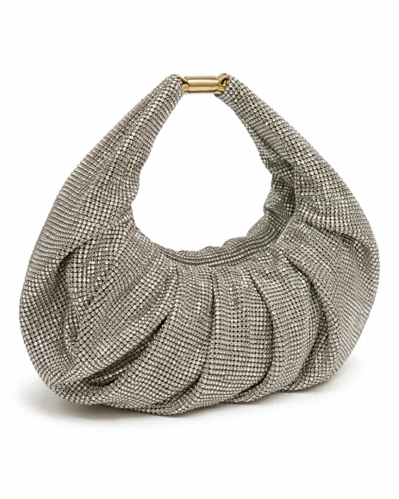 Benedetta Bruzziches Women's Handbag Yennefer Silver Handbags Hand Bags Silver