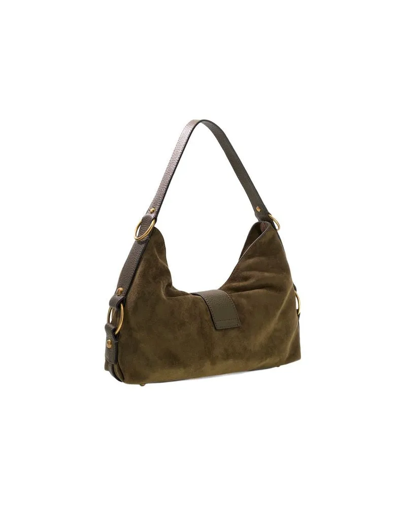 Guess Women's Shoulder Bag Olive Polyester - Shoulder-Bags Olive