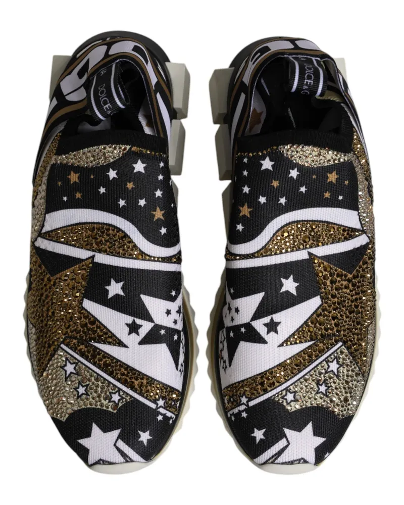 Dolce & Gabbana Men's Multicolor Sorrento Low Top Sneakers Shoes Multicolor