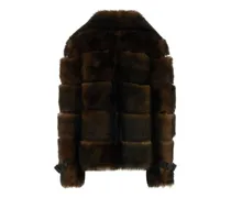 Women's Toscano Coat Brown Shearling