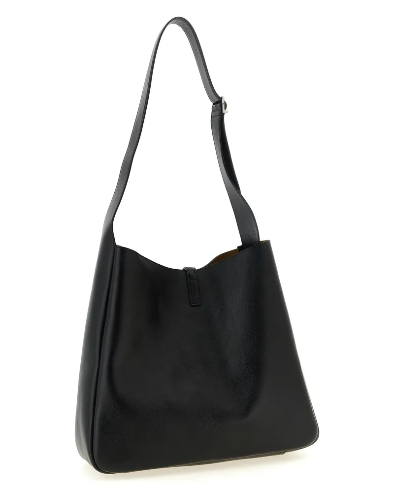 Saint Laurent Men's Black Calfskin Shoulder Bag Black