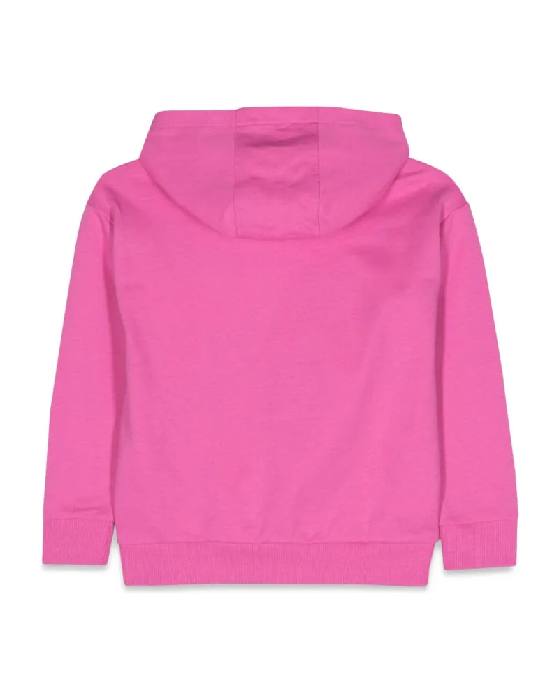 Versace Fleece Cotton With Pink Embroidery Sweatshirt — Pink 