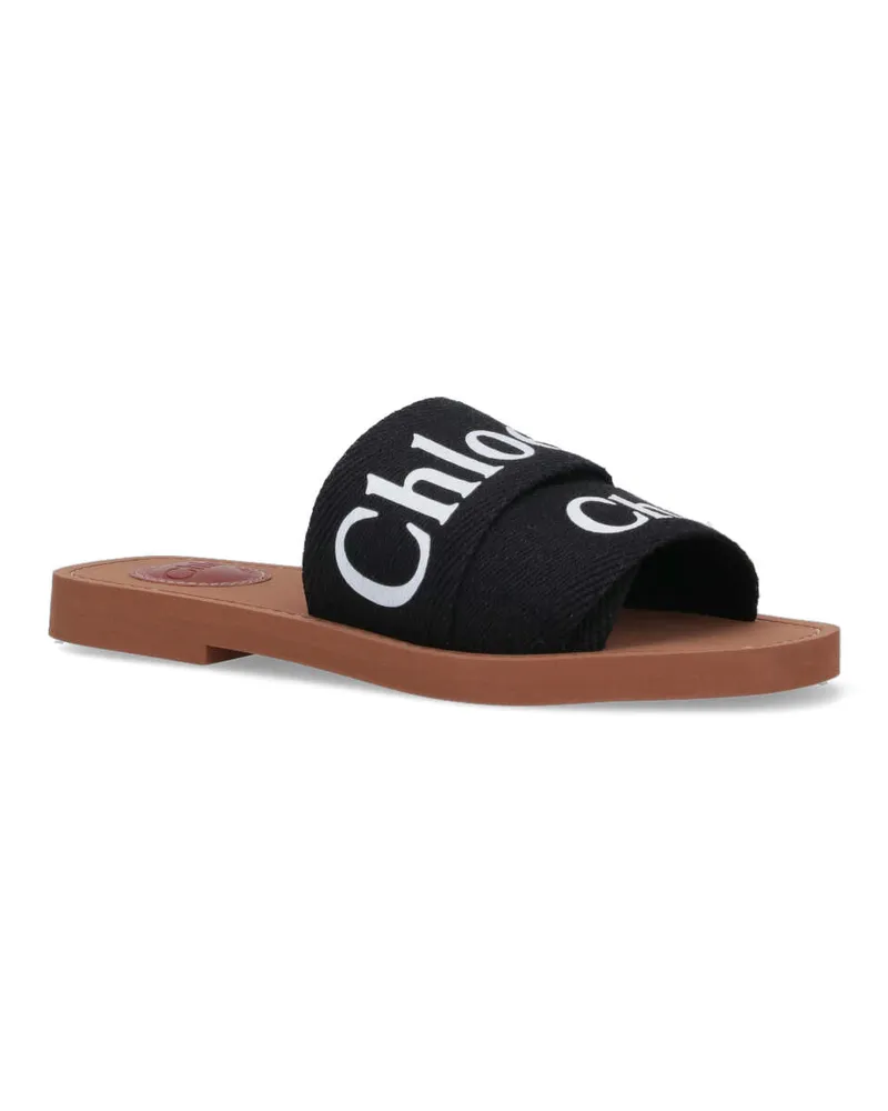 Chloé Women's Chloè Sandals Black Upper: Linen Black