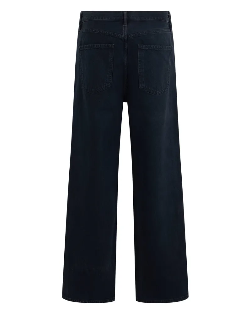 AGOLDE Women's Straight-Leg Jeans Blue Cotton Blue