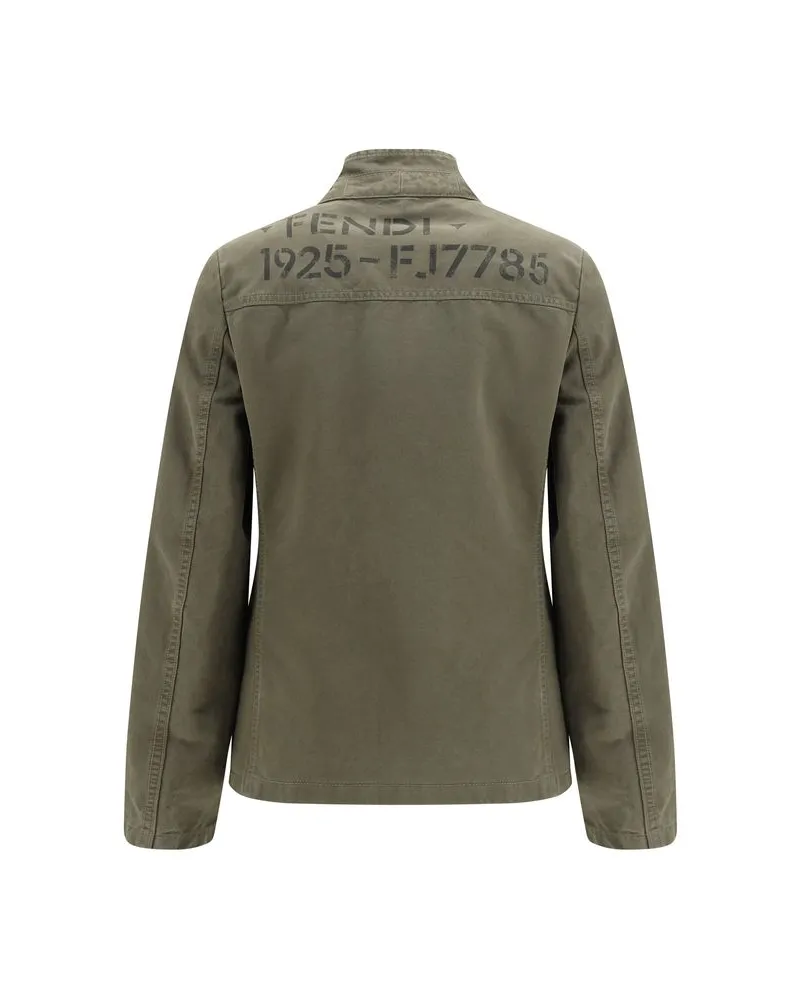 Fendi Tape Jacket — Gray Gray